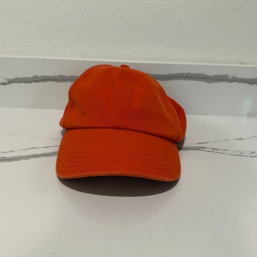Blank Baseball Cap Hat Orange‎ Neon Solid One Size Adjustable Strapback Dad Men